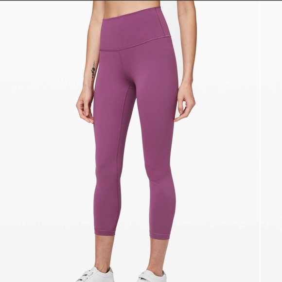 lululemon athletica Pants - Lululemon 12 Wunder Under High-Rise Tight 25" leggings Luxtreme vintage plum